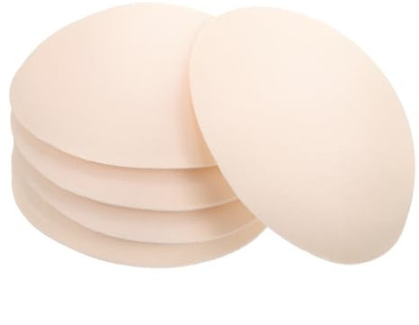 Holibanna 3 Pairs Round Sponge Chest Pads Bra Inserts Push up for Sports Bra Swimwear Evening Dresses 5.5 Inch Soft Cup Enhancers