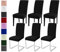 Stuhlhussen 6er Set Stuhlbezüge Moderne Stretch Stuhlhussen Universal Husse Abnehmbare Stuhlbezug Waschbarer Abdeckung Esszimmer Dekoration Spannbezug,für Hotel und Hochzeit Partys(6er Set, Schwarz)-C
