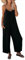 Haibang Salopette Donna Estate Tuta Jumpsuit Donna Elegante Senza Manica Vestibilità Ampia Monopezzi e Tutine Estiva Casual a Gamba Larga Pantaloni Pagliaccetto con Tasche