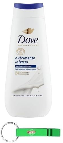 Dove Advanced Care Docciaschiuma Nutrimento Intenso Gel de Ducha con Dermo Hidratantes Activos 225 ml + Llavero Beni Culinari
