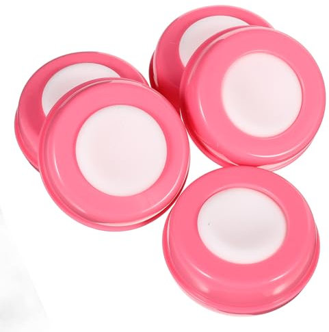 JOINPAYA 1 Satz Dichtung Für Flaschenzubehör Flaschenverschlüsse Verschlussscheibe Für Babyflaschen Verschlussdeckel Für Babyflaschen Silikon in Lebensmittelqualität Rosa 5st
