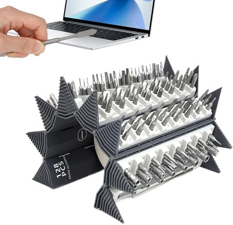 Roll up Screwdriver Set | 128 in 1 Magnetic Screwdriver Set - Multi Bits Set, Portable Repair Tool Kit for Watches