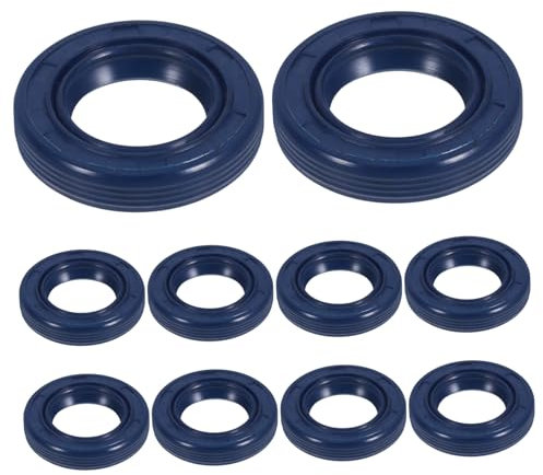 DECOMELODY 10pcs Chainsaw Oil Seal Accessories for Crankshaft Bearing Gasket Kit Spare Parts for Maintenance Repair