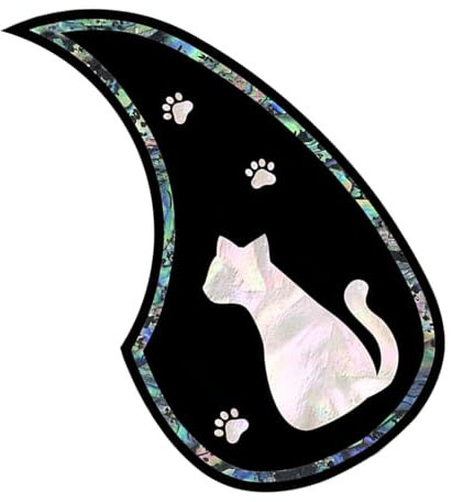 Guitar Pickguard, Akustikgitarren -Pickguard - String -Instrument Kratzaufkleber - Hochfestes Schutz akustischer Gitarren -Pickguard -Aufkleber für die Instrumentenwartung