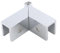 Brass Shower Door Glass Holder, Securely Fits 8 12mm Glass Panels, and Sleek Design (Chrome )