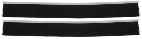 DIYEAH 2pièces Brosse De Boîte Aux Lettres Avec Bande Étanche Nylon Résistant Poussière Eau Accessoire De Nettoyage Pour Couvercle De Boîte Protection Pour Bureau Et Domicile