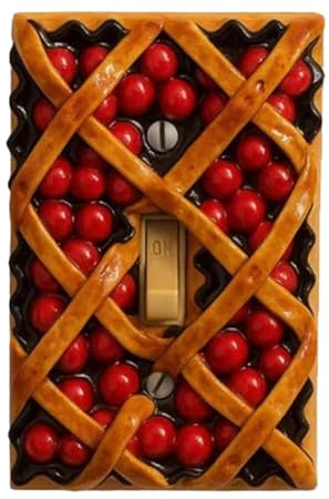 yybng Placa Protectora Para Interruptor De Luz | Cubierta Individual para Interruptor - Protector Decorativo Hogareño para Interior Garaje Casa Nuevo Sala Oficina Guardería Hotel Colegio