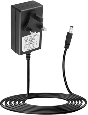 25.2V 1A Power Supply Cable, Universal Massage Gun Charger Adapter 5.5mm X 2.5mm Plug, Replacement Charging Supply Electric Massagers Battery Charger 1M Cable with LED Indicator