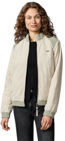 Ragwear Damen leichte wasserabweisende Übergangsjacke kurze Jacke im Bomberjacken-Style Chenna Summer YOUMODO XS-3XL