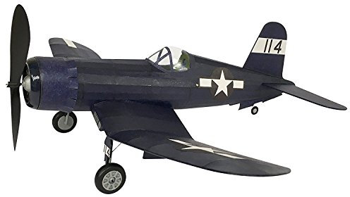 F&G Supplies Corsair Vought F4U Rubber Powered Flying Scale Balsa Wood Model Craft Kit that really flies - great gift idea!