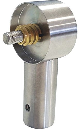 KWS Endstütze RS - gerade Rundrohr, für Holzrohr, 40mm, Edst.