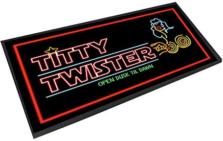 Titty Twister Barläufer, Nachtclub-Barmatte