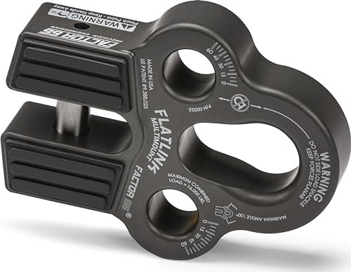 Factor 55 00225-06 Seilwinde Schnur Schäkel Halterung faltbar Flatlink Multimount grau