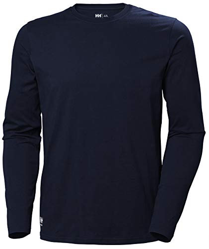 Helly Hansen Herren Classic Klassisches Longsleeve, Marineblau, XXL EU