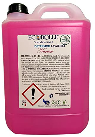 ECOBOLLE Detersivo Per Lavatrice Narcissus - Concentrato e Super Profumato (5KG)