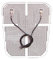 ASG Technik Spiegelheizung/Heizfolie mit Kabel, selbstklebende Beschichtung für einfache Montage, 20 Watt, 24 Volt Breite 150 mm x Höhe 168 mm, Niedervolt, 30-40 Grad, Frostschutz, LKW, PKW