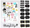 (52+1)52 Pcs Foto Props Booth per Matrimonio Foto Booth Addioal Nubilato Foto Props Futura Sposa 1 Cornice Puntelli Kit Gadget Decorazioni per Matrimonio