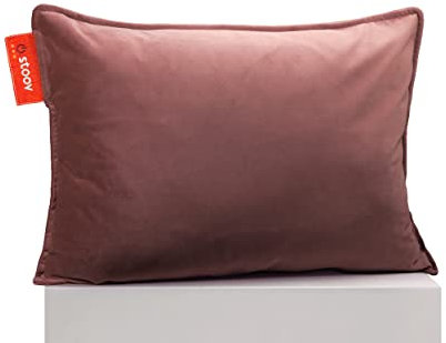 STOOV Ploov - Heated Cushion - Infrared Heating Technology - Cordless Ease of Use - 2.5 to 5 Hours of Warmth - 45 x 60 cm - Velvet Pepper Pink