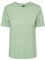 PIECES Pcria Ss Fold Up Solid Tee Noos Bc Femme T-shirt, Quiet Green, S