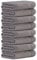 Luckytowel Handtücher Set 50x100 cm groß aus 100% Baumwolle, Handtuch Set mit 600g/m² Oeko-Tex Frottee Handtuchset als 8er Pack in Grau