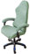 OQHAIR Ergonomico Coprisedia da gaming con bracciolo Jacquard elasticizzato Rivestimento per sedia da gioco Lavabile Coprisedia da gaming per sedia da gioco da gioco da corsa reclinabile -verde