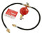 Catering Parts UK Manual Changeover Regulator Kit Wall Mounted 37mbar 2 Propane LP LPG Gas Bottle Two Cylinder Static Caravan
