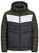 JACK & JONES Mens Puffer Jacket 100% Nylon Quilted Padded Windproof Outdoor Jacket for Men, Black Colour, Size- XL