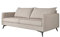 S-Style Möbel Nina Sofa 3-Sitzer Sofa für Wohnzimmer Couch Freistehende Polster Sofas & Couches Couchgarnitur Mit Schwarzen Metallfüßen Beige 199 x 91 x 86 cm