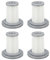 Filtro de Aspiradora de 4 Uds, Filtros de Repuesto Lavables y Reutilizables de Larga Duración para Rowenta X Force Flex 8,60 ZR009005