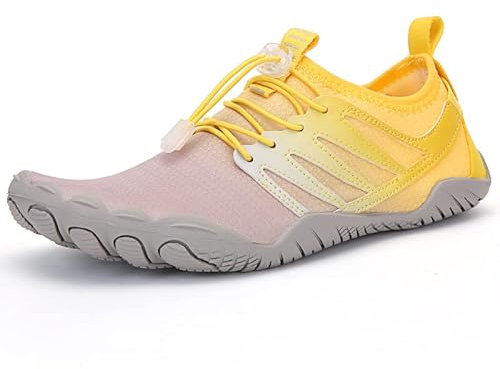 SWZEC NaturVibes™ Barfußschuhe Runner PRO (43,Zitronengelb)