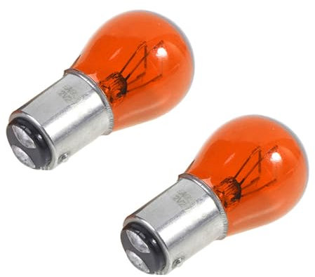 ShuoHui Rot Rück- Bremslicht Lampe BAY15d P21/5 Rot Watt P21/5W 12V KFZ-Lampe Bremslicht Rücklicht Glühlampe Kugellampe (10)
