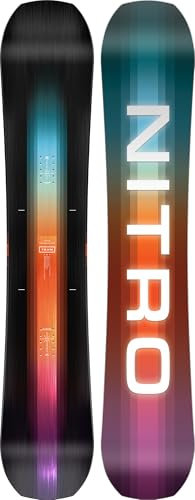 Nitro Snowboards Herren Team Board ´25, Freestyle/Freerideboard, Directional Twin, Trüe Camber, All-Terrain