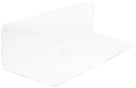 SEWOART schneidewerkzeug The Office Flaschen schwimmende Regale für die Wand wandmontierter Aufbewahrungsständer Schwebendes Regal für die Wand wandmontiertes Ablagefach Acryl Transparent