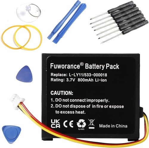 Fuworance 800 mAh 3,7 V 533-000018 Ersatzakku kompatibel mit Logitech MX Revolution, G930 G930 G930 Gaming-Headset F12440097, L-LY11 Lithium-ION Kopfhörer Audio Maus Tastatur Akku