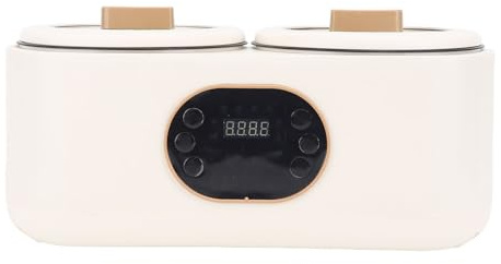 2-in-1-Doppel-Slow-Cooker, Dual-Combo-Slow-Cooker und Reiskocher, Doppel-Innen-Multifunktions-Reiskocher mit 6 Kocheinstellungen, Elektrischer Hot Pot für zu Hause