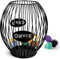 Guolich Porta Cialde Caffe Porta Capsule Caffe, Portacialde da Caffè,Capsule di Caffè Cesto di Immagazzinaggio,Contenitore Caffe, Cestini da Cucina,per Casa Bar,Angolo Caffe,Ristoranti,Hotel (Nero)