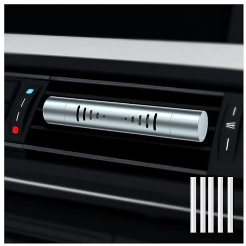 MNBHJGR Auto Parfüm Lufterfrischer, für Ford Puma ST-Line 2020 2021 2022 2023 Luftauslass Auto Parfüm,Auto-ParfüM-Dekoration, Auto-Deodorant,B Silver