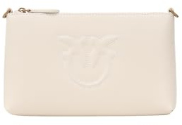 Pinko Pochette burro da donna con logo Love Birds