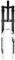 LYDSB Forcella Ammortizzata per Mountain Bike DH Downhill 26 27,5 29 Pollici XC MTB Forcella ad Aria Escursione 140 mm Doppia Spalla 1/1-8 Forcella Anteriore Dritta Freno a Disco QR Bloc