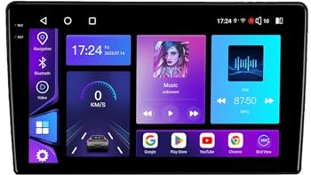 9 Android 15 Pantalla Táctil Radio 2 DIN Coche Pantalla para Opel Vectra 3 C 2002-2008 con Enlace Espejo/GPS/FM/BT/Ventilador de refrigeración/Reproductor Multimedia(8+256G)