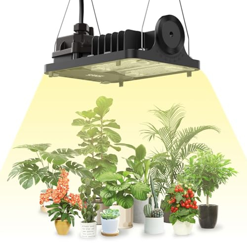 SANSI 70W Pflanzenlampe für Zimmerpflanzen, 700W Äquiv Dimmbare Grow Lampe | Vollspektrum Grow Light für Zimmerpflanzen, Energiesparendes Pflanzenlichter für Große Pflanzen