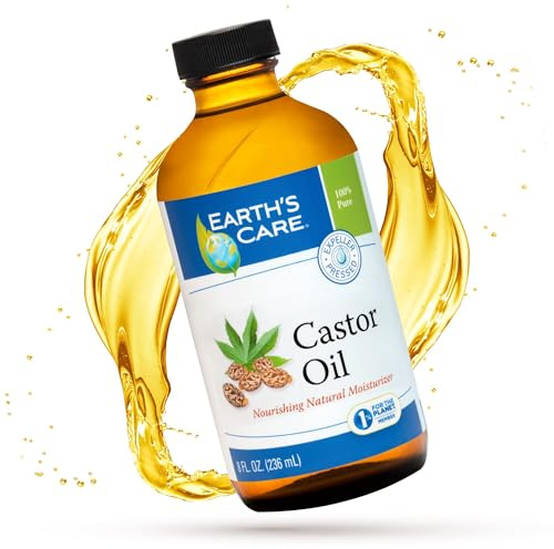 Earth's Care - 100% Pure Castor Oil - 8 Unze.
