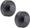 Rocca Home Suction Hooks For Bathroom 2-Pack - Black Shower Kitchen Holder for Towels