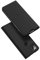 Baifu Hülle für Google Pixel 4a Lederhülle Flip Case mit Magnetischem Ultradünnem seidigem Brieftasche Schutzhülle Kompatibel mit Google Pixel 4a-Schwarz