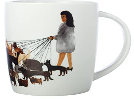 Maxwell & Williams DX1068 Best Furry Friends Mug en porcelaine Multicolore 400 ml