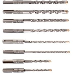 STIER Hammerbohrer-Set SDS-plus 8-tlg.