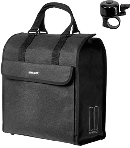 Basil Shopper Mira Packtasche Fahrrad Gepäckträgertasche Vol. 17 Ltr. inkl. Fahrradklingel