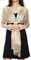 heekpek Stola Damen Festlich Umhang Schal Damen Elegant Lang Schal Weiches Umschlagtuch Glitzer mit Quasten für Brautkleider Abendkleider, Sekt