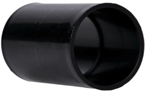 25 Stück Verbindungsmuffe Ø 40x78mm M40 PP für Kunststoff-Stangenrohr schwarz Voxura