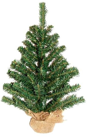 Rocky Mountain Goods Kleiner Weihnachtsbaum für den Tisch, 30,5 cm, unbeleuchteter Weihnachtsbaum mit Jute-Basis, ideal für Weihnachtstisch-Mittelstück, schöne Miniatur-Kiefer (1)